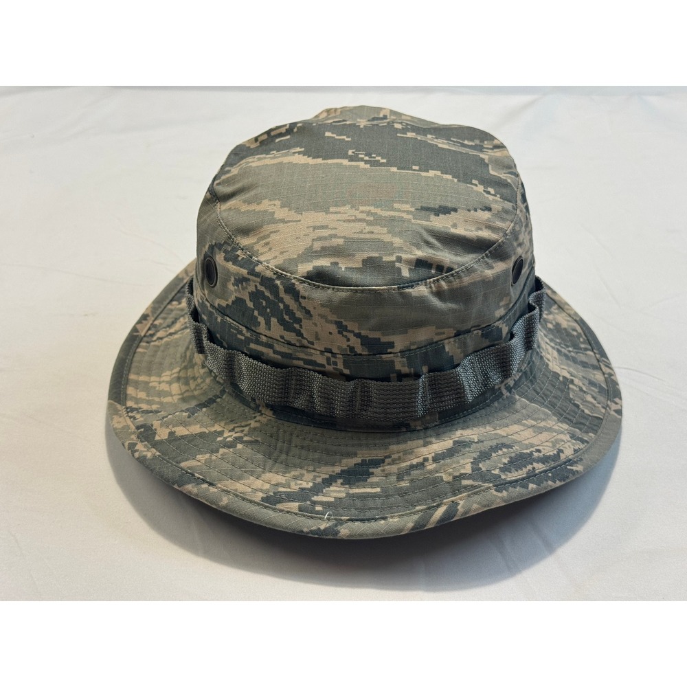 Propper US Air Force ABU Digital Tiger Stripe Boonie Hat Size 7 Tactical Sun Hat